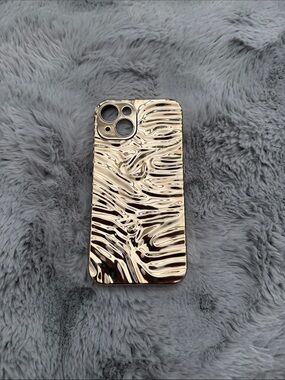 Premium Gold Textured Smartphone Case